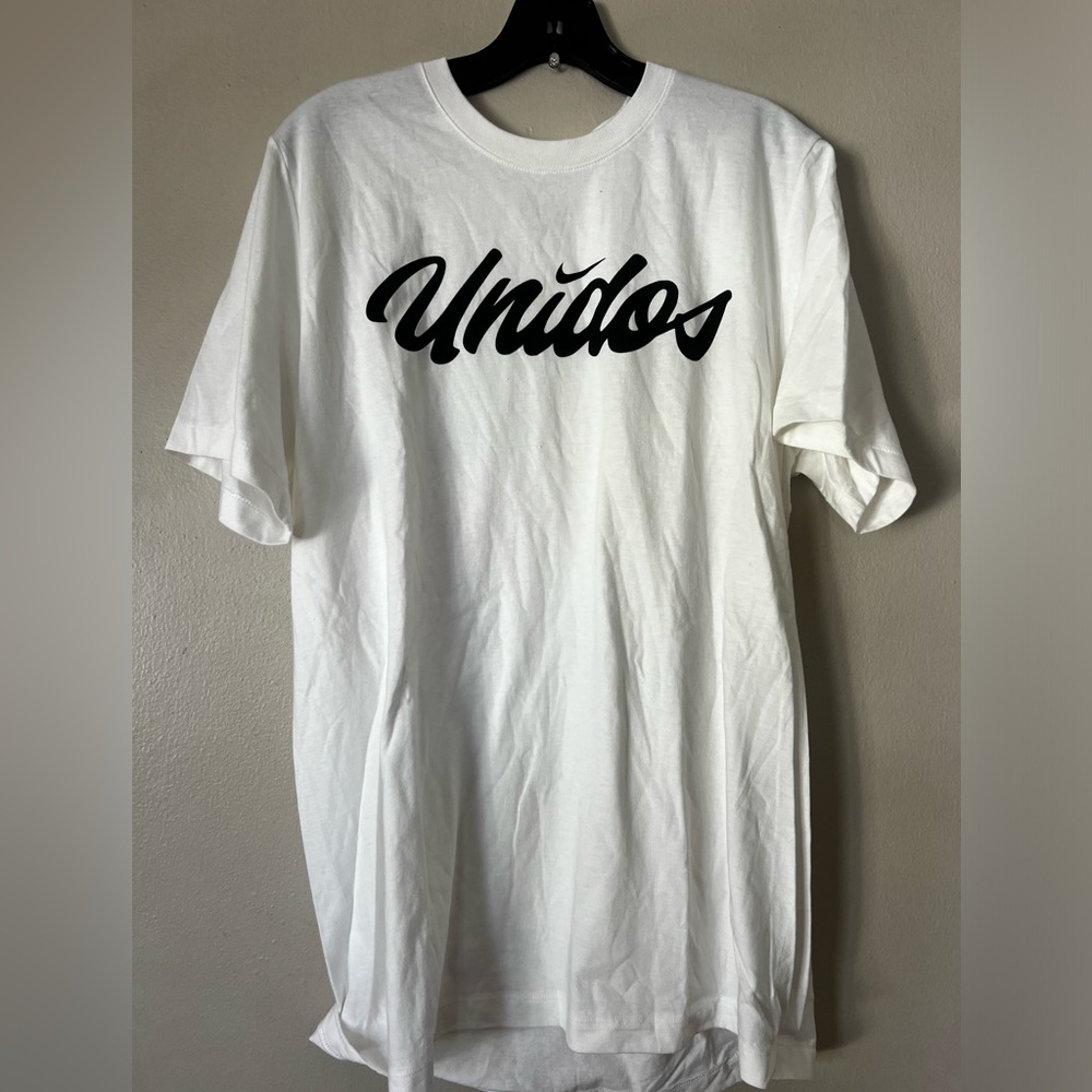 Nike White Tee with Black Print